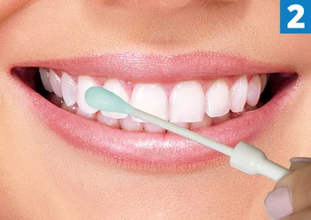 teeth whitening swab